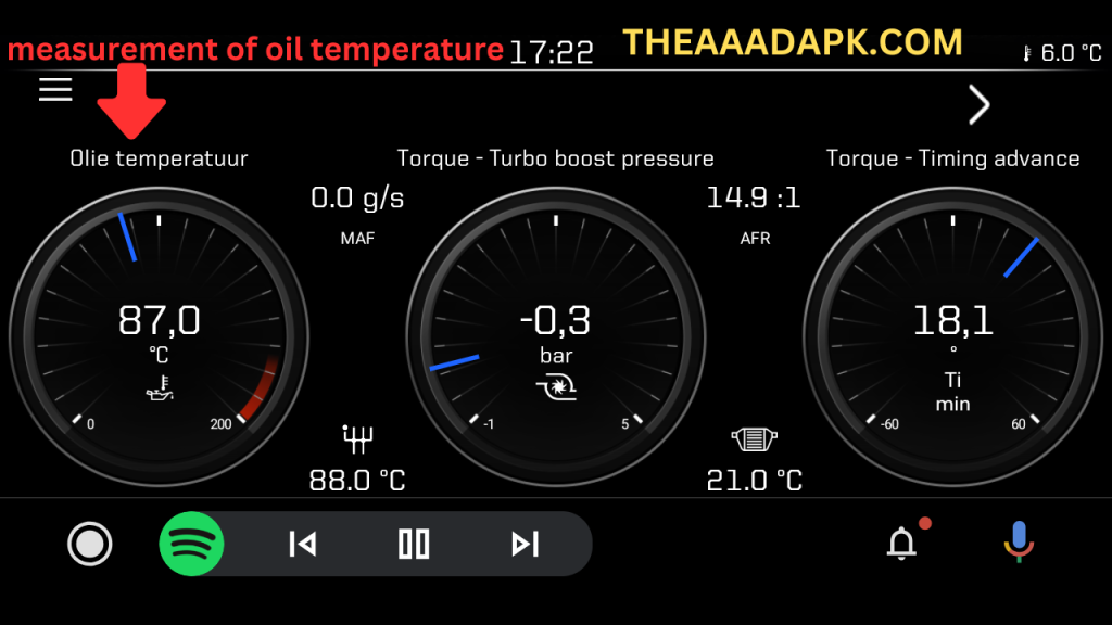 Oil Measurement In Performance Monitor By AAAD APk